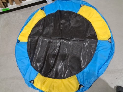 Trampoline for Kids Toddler Trampoline with Enclosure Net - 55" - blue / yellow image 10