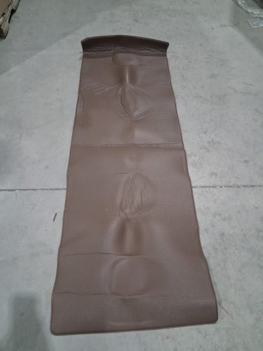 Long Textured Non Slip Safety Yoga Mat - 74" x 12" - Brown image 2