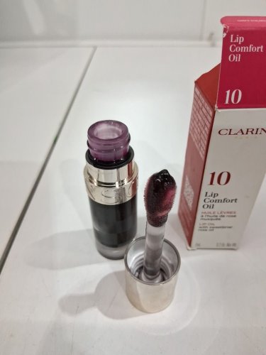 clarins Black & White Edition Lip Comfort Oil - 7ml - 25 Black image 3