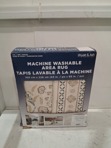 Wyatt & Ash machine washable Zinnia area rug - 5ft 3" x 7ft 5" - beige/sage (style: 1796263) image 2