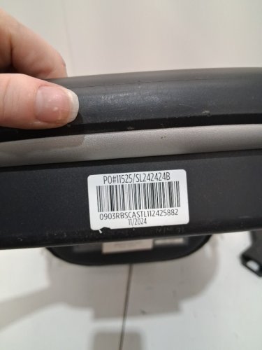 UPPAbaby RumbleSeat V3 Second Lower Seat - FITS vista v2/v3 strollers - greyson charcoal (model: ‎0904-RBS-NA-gry) image 6