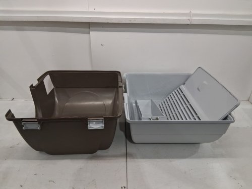 OMEGA PAW ROLL'N CLEAN SELF CLEANING CAT LITTER BOX - brown/GREY (MODEL: RA20) image 4