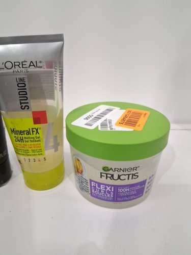 3 ASSORTED HAIR STYLING GELS - ASSORTED BRANDS, SIZES AND TYPES - PROFESSIONAL SEBASTION / L'OREAL PARIS / GARNIER FRUCTIS image 4