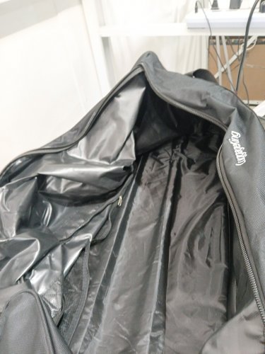 LuggageKing Durable Waterproof Cargo Duffle Bag with wheels - 40" - BLACK image 4