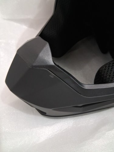 ttmiku adult motocross helmet with accessories - size small - matte black (model : wt-802) image 4