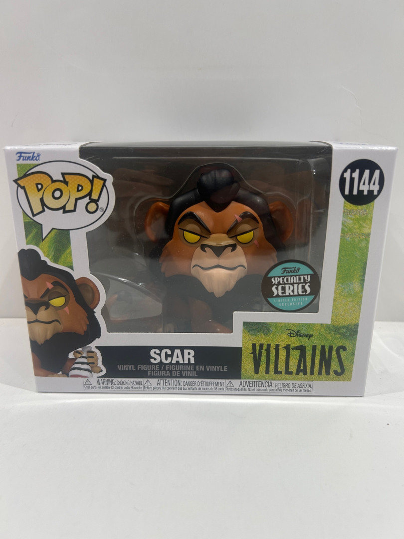 Funko pop! **specialty series** Disney villains scar vinyl figure (#1144) image 2