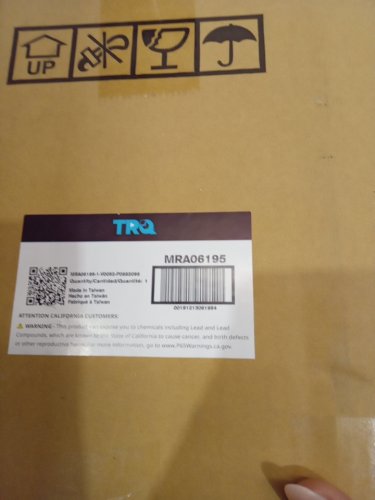 TRQ Driver Side Assembly Power Heated mirror - for various models - black (model: mra06195 image 3