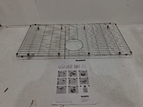 Blanco Stainless Steel Sink Grid - Quatrus Super Single Bowls Accessory, Silver (MODEL: 231599) image 3