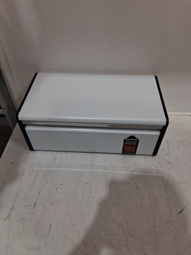 BRABANTIA fall front BREAD BIN - 18.2" - SILVER - (model: 236709) image 3
