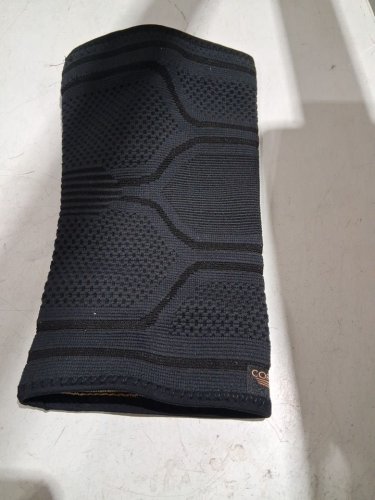 COPPER FIT elite COMPRESSION KNEE SLEEVE - SMALL/MEDIUM - BLACK image 3