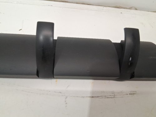 Umbra Flip Wall-Mounted Coat Rack with 8 Hooks - 32" - black image 3