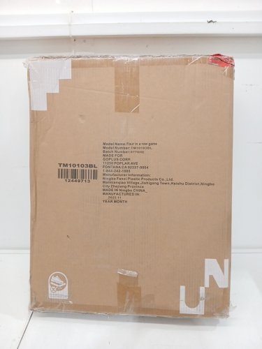 COSTWAY Giant 4 in a Row Game with Storage Carry Bag - 24.5" x 19" - red/blue (model: tm10103bl) image 2