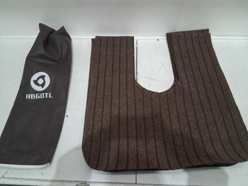 4PK HBGOTL U Shaped Washable Toilet Mats WHICH IS Machine Washable,Super Absorbent for Bathroom - 24" x 6" x 4" - BROWN image 3