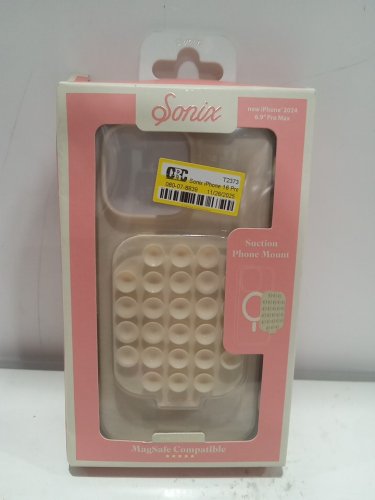 SONIX magsafe CASE FOR IPHONE 16 PRO MAX with SUCTION PHONE MOUNT - BEIGE (Model: A25-S004-M011) image 2