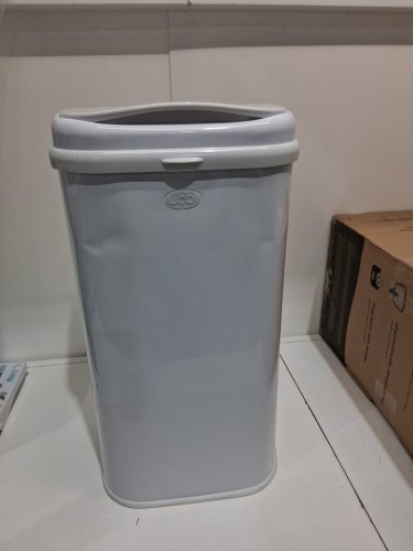 Ubbi stainless steel Adult Diaper Pail with Odor Locking, works with any bags - 13GAL - WHITE (MODEL:10800) image 3