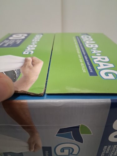 60pk Grab-A-Rag reusable multi-purpose microfiber Rags - 11.7" x 12.3" - white image 3
