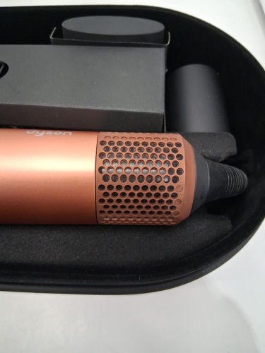 6PC DYSON i.d curly + coily airwrap multi styler and hair dryer with bluetooth - amber silk ( model: hs08) image 6