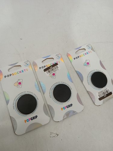 3 POPSOCKETS POPGRIP PHONE GRIP KICKSTAND - BLACK image 2