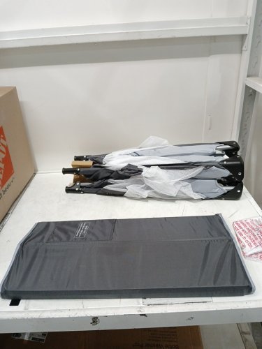 dream on me Nest Portable Play Yard With Carry Bag And Shoulder Strap - 40" x 28" x 27" - grey (model: 436-gy) image 4
