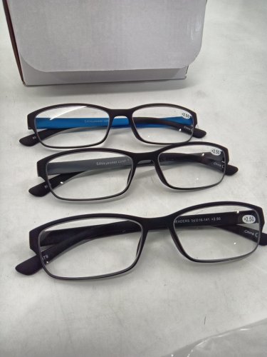 2PK UNISEX sav eyewear flex light readers +2.50 - assorted colours image 3