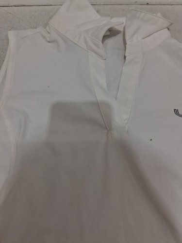 women's lole sleeveless polo shirt - extra large - WHITE (style: 1957652) image 2