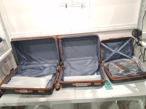 5PC CONCEPTEN Expandable Luggage Spinner Wheels TSA-approved Lock ABS Travel - 20"/24"/28" -  BLACK/BROWN - (MODEL:  C1 5PCS) image 8