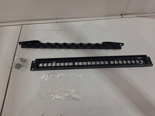 VCE 24-Port Patch Panel - 19" 1U - black (Model: p197ak) image 3