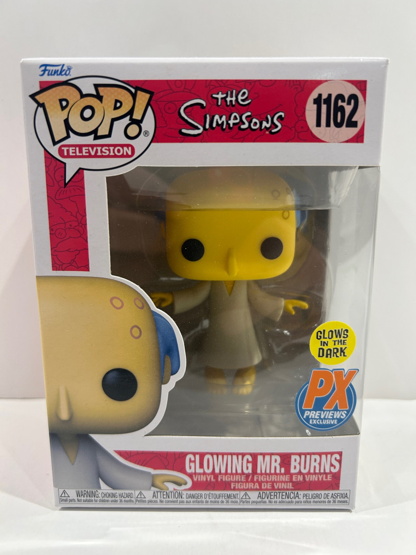 Funko pop! **glows in the dark**pk previews exclusive** Television: the simpsons - glowing Mr.burns vinyl figure (#1162) image 3