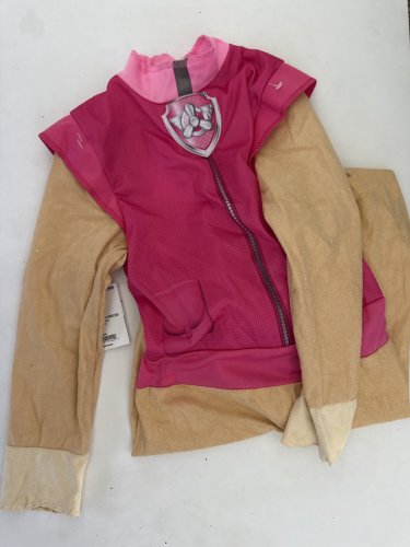 GIRLS DISGUISE PAW PATROL SKYE COSTUME (JUMPSUIT ONLY) - SMALL (4-6) - BROWN/PINK image 2