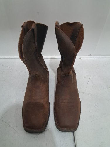 men's ARIAT Sport Rambler Western wide square 11" Boot - size 10.5 EE wide - bartop brown (style: 10042586) image 3