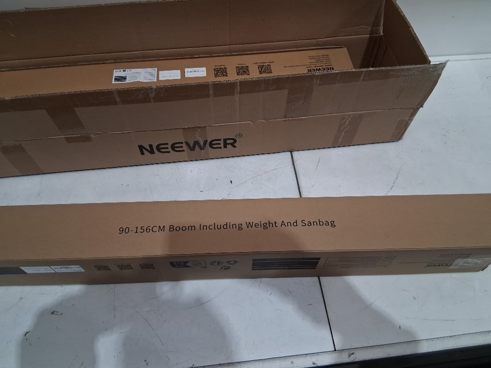 Neewer Air Cushioned Aluminum Light Stand-  9.8ft Stand with Boom Arm - BLACK - (model: 90100462) image 5
