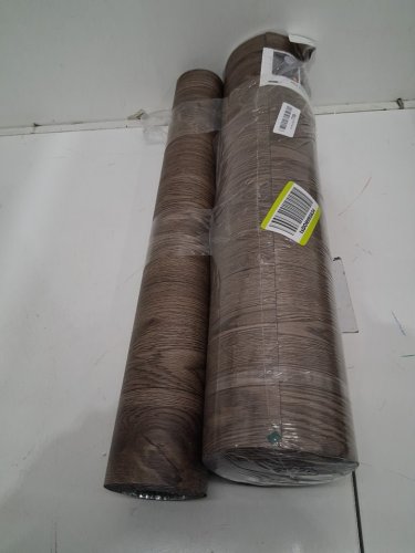 OXDIGI PEEL AND STICK VINYL FLOORING ROLL, SELF ADHESIVE, WATERPROOF - 24" X 35FT - LIGHT BROWN image 2