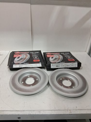 2PK Genius Rear Disc Brake Rotor - for ford eco sport awd 2018 - 2022 - (model:GCR-682446 ) image 3