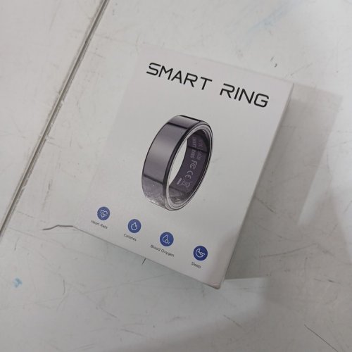 smart ring with wireless charging box - 8 - deep gray image 2