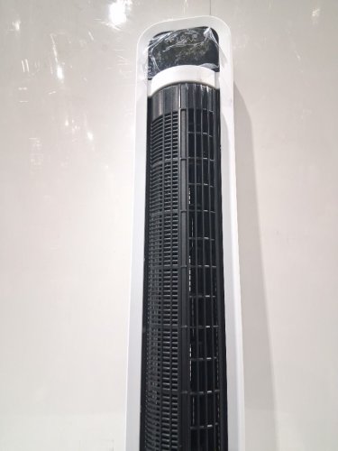 omnibreeze premium 38" Rotating tower fan with wifi CONTROL, 5-SPEEDS & REMOTE - white/BLACK (model: 5333021/dc2313r-g) image 3