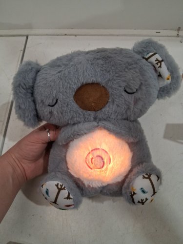 saskate calming breathing koala plush - 10.5" - grey image 2