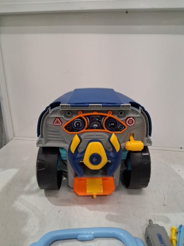 60PC Kids VEVOR Engine Toy Mechanic Car Repair Set with Removable Parts with Lights, Sounds, Steering Wheel and Horn - Ages 3yrs & Up - Blue (MODEL: D001-4) image 3