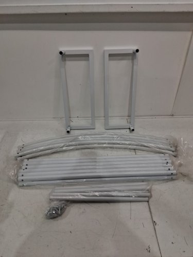 Garvee metal outdoor garden arch trellis - 9.8FT x 7.2FT - white - (model: ppg_337sy9wx) image 4