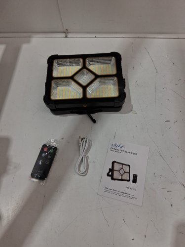 eray portable work light with rechargeable battery - 10000lm - 5v - 8hr charge time - black (model: c3/s2) image 3