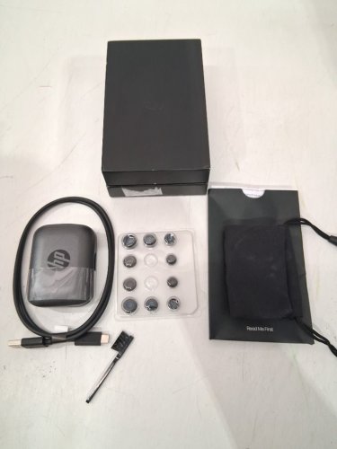 HP Hearing Pro self-fitting OTC Bluetooth Hearing Aids with active noise cancellation- apple & google compatible - powered by Nuheara - black (model: NU320) image 5