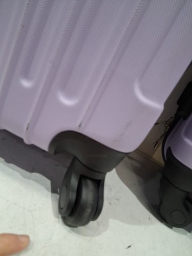 2PC TRAVELERS CLUB MIDTOWN SPINNER LUGGAGE SET WITH CARRY-ON- 20" SPINNER, BOARDING TOTE AND TOILETRY BAG - LILAC (MODEL:T-55504-520) image 4