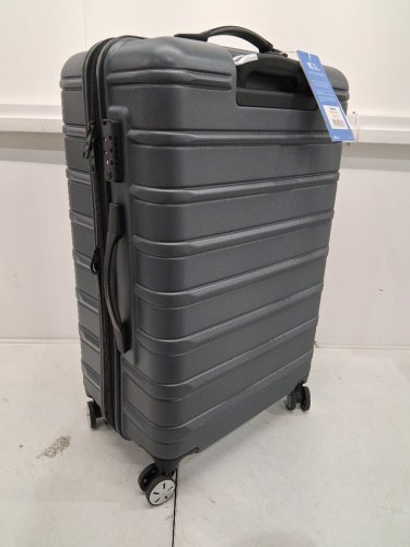 2pc Samsonite Omni 2 Hardside Expandable Spinner Luggage suitcase with telescopic handles - 22" & 24" - Solid Charcoal grey (model: 138449-3386) image 12