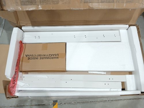 LIKIMIO Bathroom Vanity with Sink, 2 Drawers, and Open Shelf - 36" - White (Model: HK-KZXST-12) image 5