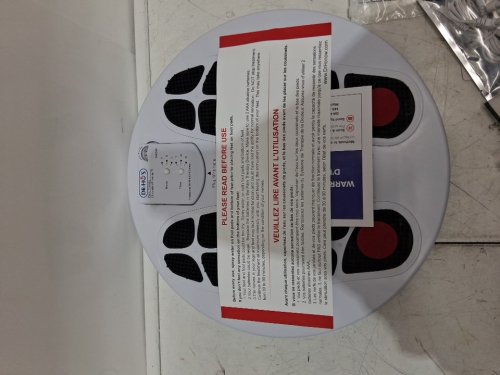 dr-ho's circulation promoter tens device pain therapy system - head to toe pain relief, improves circulation and swelling - white/black (model: cp-1) image 4