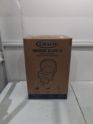 GRACO SNUGRIDE 35 LITE LX INFANT CAR SEAT - MAX WEIGHT 34LBS - BLACK/GREY (MODEL: 2119658) image 2