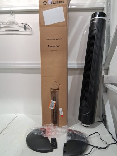 Pelonis Oscillating Tower Fan W/ Remote Control - 40" - BLACK (MODEL: PSFZ42D5ALGC) image 2