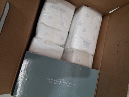 76PK PAMPERS AMORE FRAGRANCE FREE DIAPER - SIZE NEWBORN image 4
