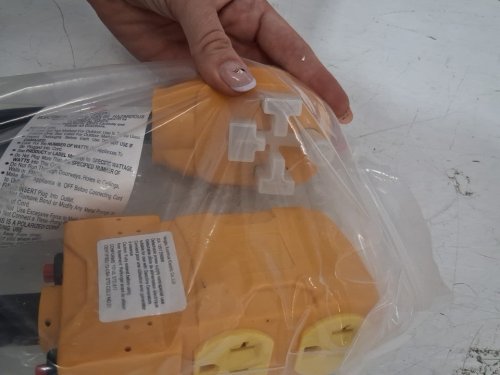 MECMO RV Distribution Adapter, 4-Prong to Mutiple Household Outlet with 20amp Circuit Breaker - 50 amp to 20 amp - yellow (model: ‎XN1450P-B) image 5