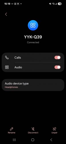 ADYOOM AI LANGUAGE TRANSLATION WIRELESS BLUETOOTH EARBUDS - ON EAR HEADPHONES - BLACK (MODEL: YYK-Q39) image 4