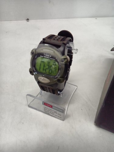 MEN'S TIMEX  EXPEDITION MIXED NYLON & LEATHER STRAP - 39mm- OLIVE GREEN/BROWN (9T480429J) image 2